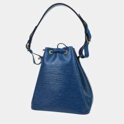 Louis Vuitton Blue Epi Leather Petite Noe Shoulder Bag