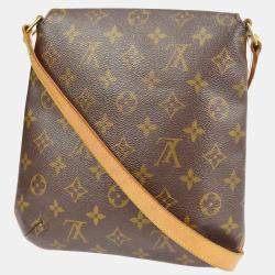 Pre Owned Louis Vuitton Brown Monogram Canvas Musette Salsa Shoulder Bag