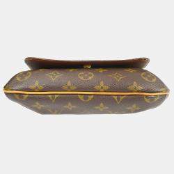 Pre Owned Louis Vuitton Brown Monogram Canvas Musette Salsa Shoulder Bag