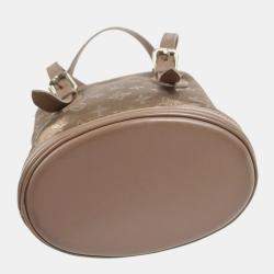 Louis Vuitton Gray Monogram Satin Little Bucket Handbag
