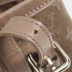 Louis Vuitton Gray Monogram Satin Little Bucket Handbag