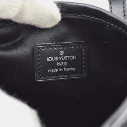 Louis Vuitton Black Monogram Satin Little Bucket Bag