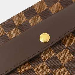 Louis Vuitton Brown Damier Ebene Canvas Aubagne Handbag