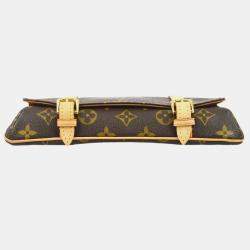 Pre Owned Louis Vuitton Brown Monogram Canvas Pochette Marelle Bum Bag
