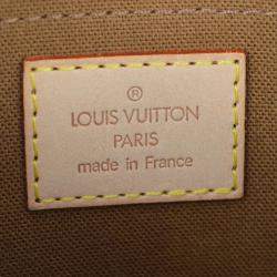 Pre Owned Louis Vuitton Brown Monogram Canvas Pochette Marelle Bum Bag