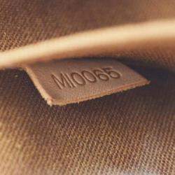 Pre Owned Louis Vuitton Brown Monogram Canvas Pochette Marelle Bum Bag