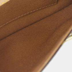 Pre Owned Louis Vuitton Brown Monogram Canvas Pochette Marelle Bum Bag