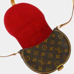 Louis Vuitton Brown Monogram Canvas Tambourine Shoulder Bag