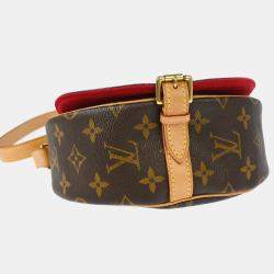 Louis Vuitton Brown Monogram Canvas Tambourine Shoulder Bag