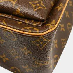 Pre Owned Louis Vuitton Brown Monogram Canvas Viva Cite GM Handbag