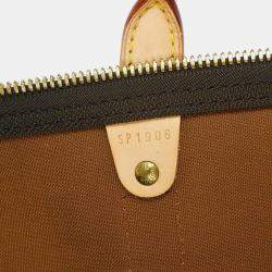 Louis Vuitton Brown Monogram Canvas Keepall 60 Duffle Bag