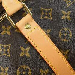 Louis Vuitton Brown Monogram Canvas Keepall 60 Duffle Bag