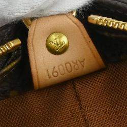Louis Vuitton Brown Monogram Canvas Cabas Mezzo Tote Bag