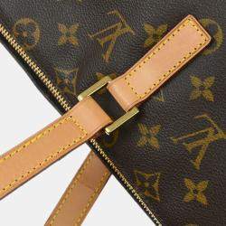 Louis Vuitton Brown Monogram Canvas Cabas Mezzo Tote Bag
