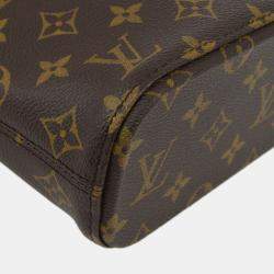 Pre Owned Louis Vuitton Brown Monogram Vavin PM Tote Bag
