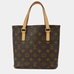 Pre Owned Louis Vuitton Brown Monogram Vavin PM Tote Bag