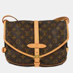 Louis Vuitton Brown Monogram Saumur 30 Messenger Bag 