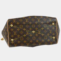 Pre Owned Louis Vuitton Brown Monogram Tivoli GM Shoulder Bag