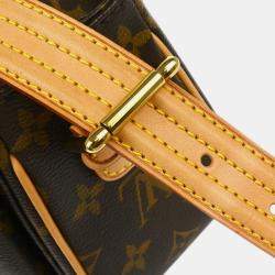 Pre Owned Louis Vuitton Brown Monogram Viva Cite MM Handbag
