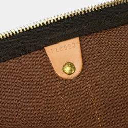 Louis Vuitton Brown Monogram Keepall Bandouliere 55 Duffle Bag