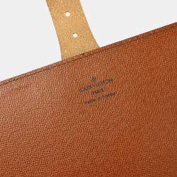 Pre Owned Louis Vuitton Brown Monogram Cartouchiere GM Shoulder Bag