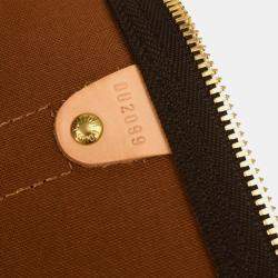 Louis Vuitton Brown Monogram Keepall Bandouliere 60 Duffle Bag 