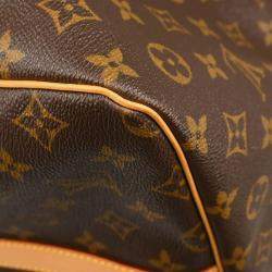 Louis Vuitton Brown Monogram Keepall Bandouliere 60 Duffle Bag 