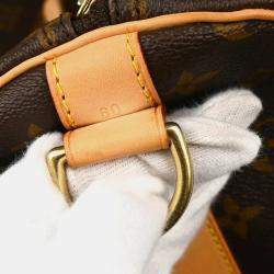 Louis Vuitton Brown Monogram Keepall Bandouliere 60 Duffle Bag 
