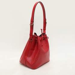 Louis Vuitton Red Epi Leather Petit Noe Bag