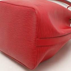 Louis Vuitton Red Epi Leather Petit Noe Bag