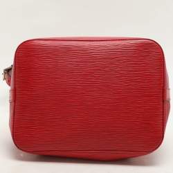 Louis Vuitton Red Epi Leather Petit Noe Bag
