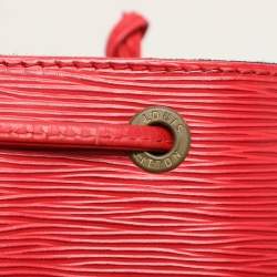 Louis Vuitton Red Epi Leather Petit Noe Bag