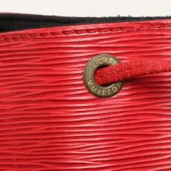 Louis Vuitton Red Epi Leather Petit Noe Bag