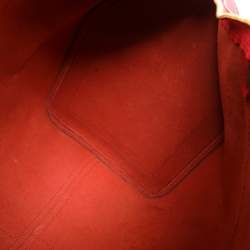 Louis Vuitton Red Epi Leather Keepall 50 Bag