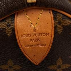 Pre Owned Louis Vuitton Monogram Canvas Speedy 30 Bag