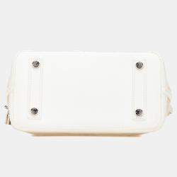 Louis Vuitton White Limited Edition Monogram Transparence Lockit