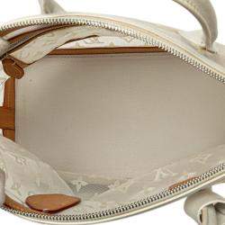 Louis Vuitton White Limited Edition Monogram Transparence Lockit