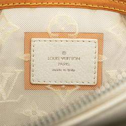 Louis Vuitton White Limited Edition Monogram Transparence Lockit