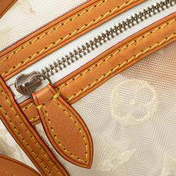 Louis Vuitton White Limited Edition Monogram Transparence Lockit
