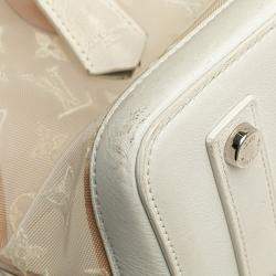 Louis Vuitton White Limited Edition Monogram Transparence Lockit