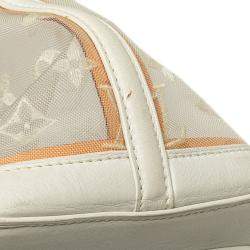 Louis Vuitton White Limited Edition Monogram Transparence Lockit