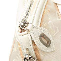 Louis Vuitton White Limited Edition Monogram Transparence Lockit