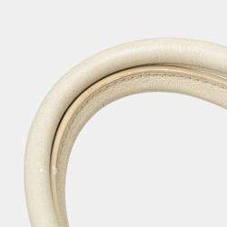 Louis Vuitton White Limited Edition Monogram Transparence Lockit