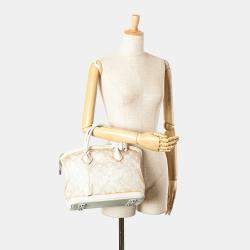 Louis Vuitton White Limited Edition Monogram Transparence Lockit