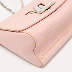 Louis Vuitton Rose Ballerine Epi Leather Twist Chain MM Bag