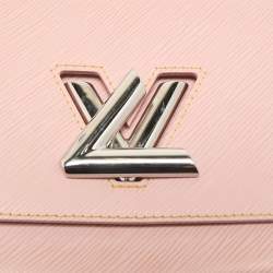 Louis Vuitton Rose Ballerine Epi Leather Twist Chain MM Bag