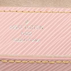 Louis Vuitton Rose Ballerine Epi Leather Twist Chain MM Bag