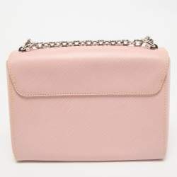 Louis Vuitton Rose Ballerine Epi Leather Twist Chain MM Bag