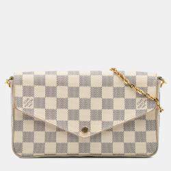 Louis Vuitton Blue White Damier Azur Pochette Felicie