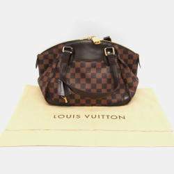 Pre Owned Louis Vuitton Damier Ebene Verona PM Shoulder Bag 
